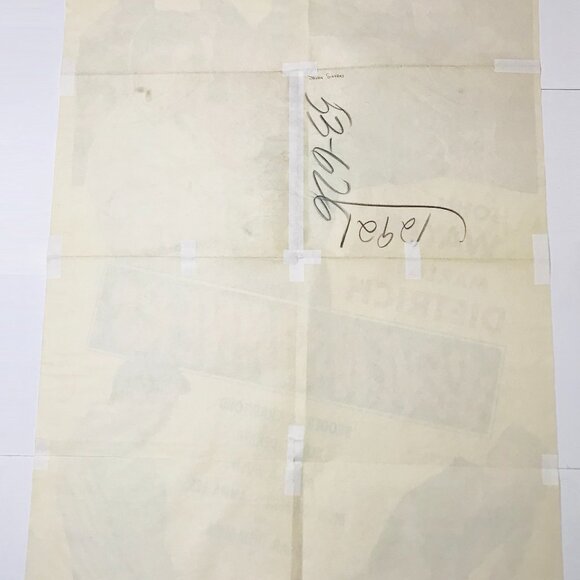 ORIGINAL Seven Sinners Vintage 1940 Movie Poster - Picture 5 of 6